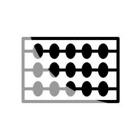 abacus icon template vector