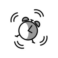 alarm clock icon template vector