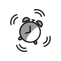 plantilla de icono de reloj de alarma vector