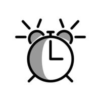 alarm clock icon template vector