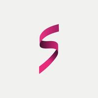 letter s logo design free vector file