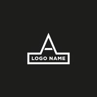 letter A logo design free vector file.
