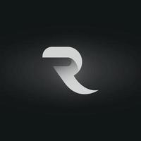 letter R logo design free vector file.