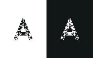 letter A logo design free vector file,