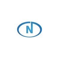 archivo de vector libre de diseño de logotipo de letra n,