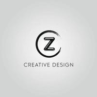 letter Z logo design free vector file,