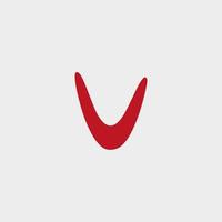 archivo de vector libre de diseño de logotipo de letra v,