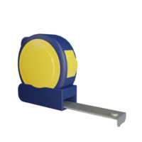 3D roll meter object with transparent png