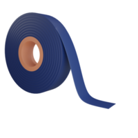 3d zwarte duct tape object transparante achtergrond png