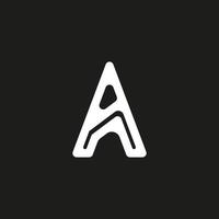 letter A logo design free vector file.