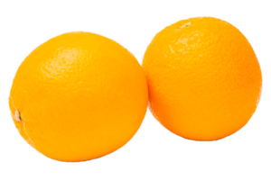 Orange fruit on white background png