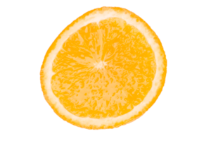 Orange fruit on white background png