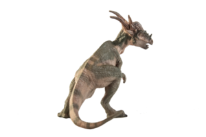 stygimoloch dinosaurie på vit bakgrund png