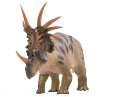 Styracosaurus-Dinosaurier auf isolierendem Hintergrund png