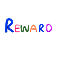 message reward you Funny plasticine alphabet letters on white background png