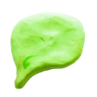 plasticine speech bubble  on isolated background png