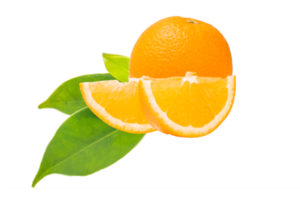 Orange fruit on white background png