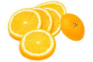 Orange fruit on white background png