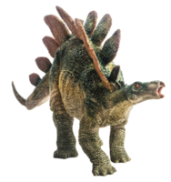 Dinosaurier, Stegosaurus auf weißem Hintergrund png