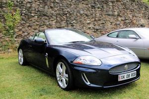 Oswestry in the UK in June 2022. A view of a Jaguar photo