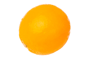 Orange fruit on white background png