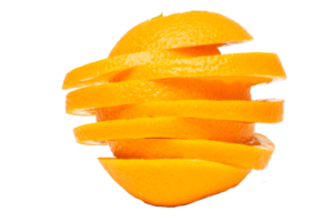 Orangenfrucht auf weißem Hintergrund png