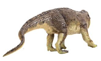 dinosaure postosuchus sur fond isolé. png