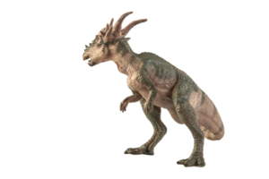 dinosaurio stygimoloch sobre fondo blanco png