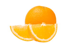 Orangenfrucht auf weißem Hintergrund png