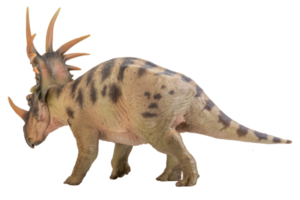 dinosauro styracosaurus su sfondo isolato png