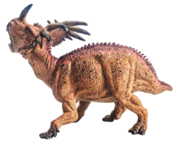 dinosaurio, styracosaurus sobre fondo blanco png