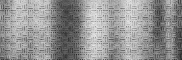 Diamond plate metal background. Brushed metallic texture. 3d rendering photo