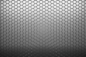 Futuristic and technological hexagonal background. 3d rendering photo