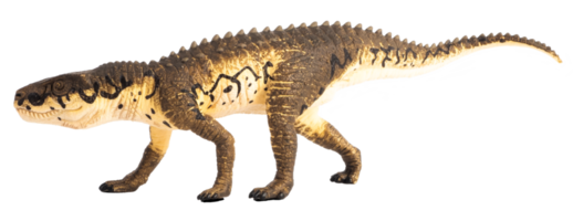 dinosaure postosuchus sur fond blanc png