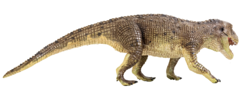 Postosuchus-Dinosaurier auf isolierendem Hintergrund. png