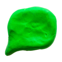 plasticine tekstballon op geïsoleerde achtergrond png