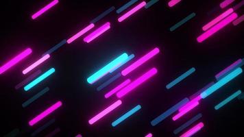 Loop Blue Pink Glow Line Animation Abstract Background