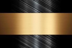 Gold metal background. Brushed metallic texture. 3d rendering photo