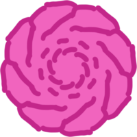 diseño de icono de flor png