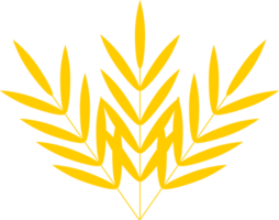 diseño de icono de hoja png