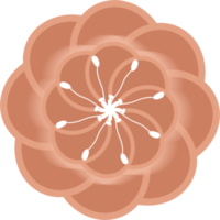 ícone de flor de elemento png