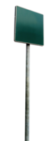 leeres grünes Straßenschild mit Beschneidungspfad png