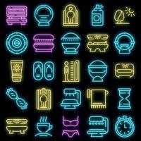 Solarium icon, outline style vector