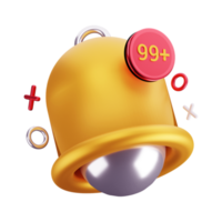 3d notification icon png