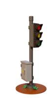 3d trafikljus png