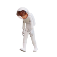 Abbildung süßer Raumfahrer Astronaut png