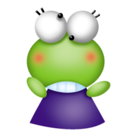 Frosch süßer Charakter kostenloser Download transparentes Bild Illustration Cliparts Haustier Tierwelt png