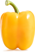 Yellow sweet pepper transparancy background.Food object png