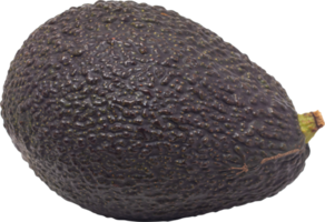 avocado su sfondo trasparente isolato. oggetto di frutta png