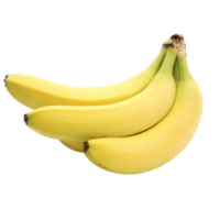 plátano amarillo fresco fruta png